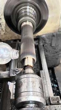 Recuperação de eixo piloto #usinagem #weld #fresadora #machine #torno