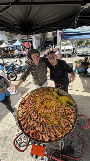 Paella de mariscos en Caracas: receta paso a paso