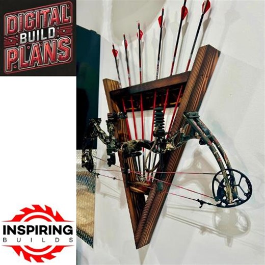 DIY Bow and Arrow Display Rack - Digital Build Plans - Etsy
