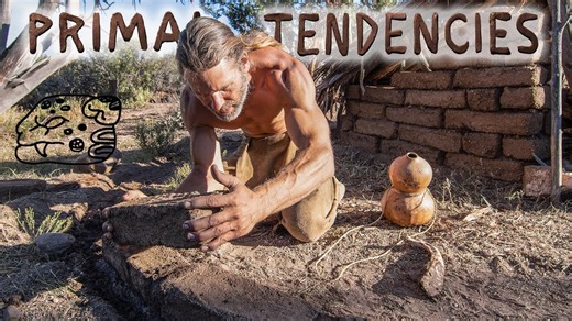 Finally beginning to build the primitive adobe hut (episode 27)