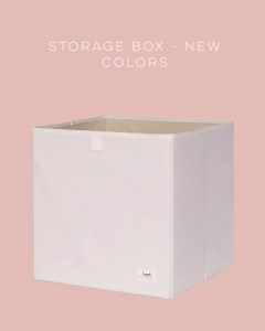 3 Sprouts Recycled Fabric Cube Storage Bin - 13 Inch Collapsible Organizer for Cube Shelving Systems, Kids Cubby Bins - Green