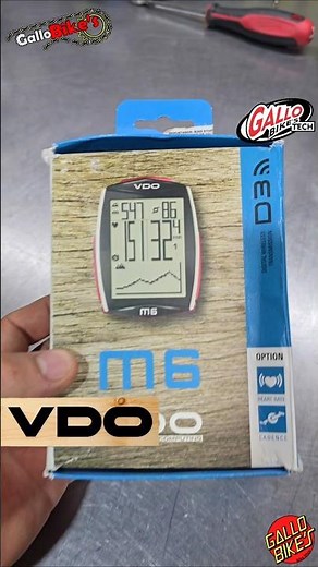 Instalación de Odometro Nuevo VDO M6 ciclocomputador inalambrico para bici programación con sensor