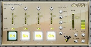 Boyss-Sound-e-Scapes releases free Go2Kit drum rompler