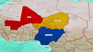 Political Map Nigeria Niger Mali Nigeria Stock Footage Video (100% Royalty-free) 3643639497 | Shutterstock
