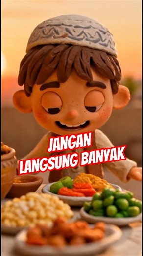 “Kenapa Jangan Langsung Makan Banyak Saat Adzan?” #shorts #clay #ramadan
