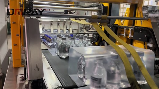 One Piece Film Wrapping Machine for Soda Water