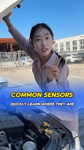 Locations of common automotive sensors #skills #cardrivingskills #automobile #car #tips #carpart #carskills #driving #carknowledge #auto #carrepair | Drivers lesson