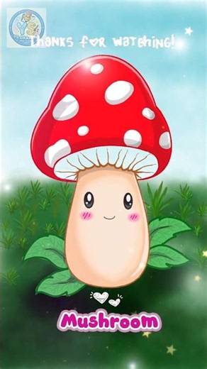 How to Draw a Cute Mushroom Character Step by Step | Digital Art Tutorial #howtodraw