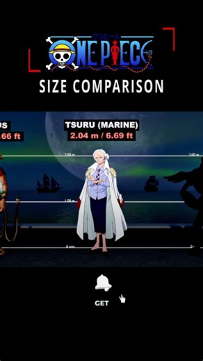 One Piece SIZE Characters - TIER 2 Comparison Pt. 1