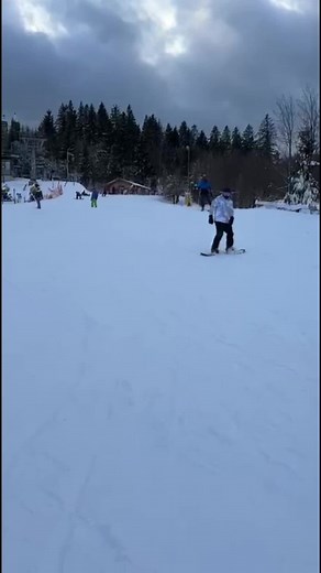 first time #snow #snowboard #snowboardtok