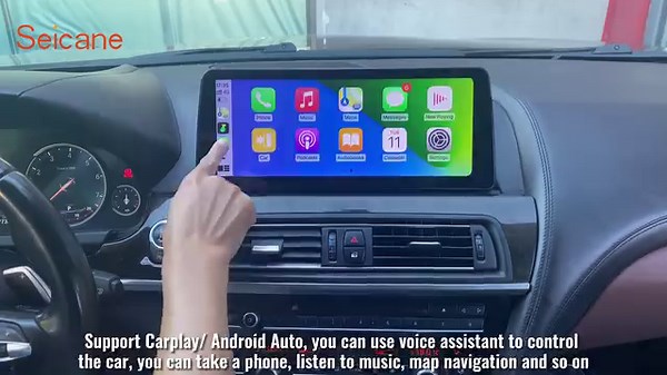 Carplay DIY BMW 6 Series F06 F12 stereo removel / install 2011 2012 2013 2014 2015 2016 HD Touchscreen with Bluetooth ★Inside this video, my old BMW got a wonderful radio with built-in Carplay Android Auto installed, I’ll show you how to do it step by step, very simple. The new stereo keeps original car all functions, support DSP, 4G network, bluetooth, with DVR installed. ★Dual System Free Switching Keep the original car system Android system and switch freely; It can support the computer infor