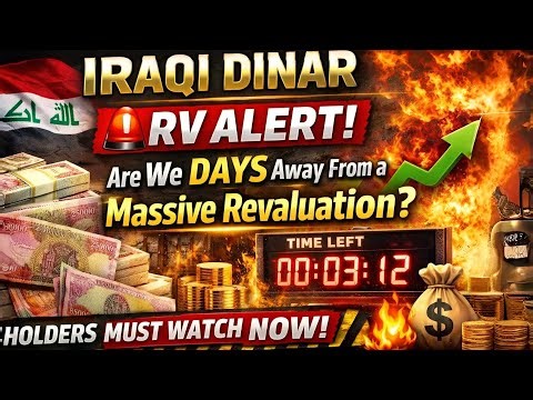 Iraqi Dinar 🚨 RV ALERT: Are We DAYS Away from a Massive Revaluation? Holders Must Watch NOW! 💰🔥