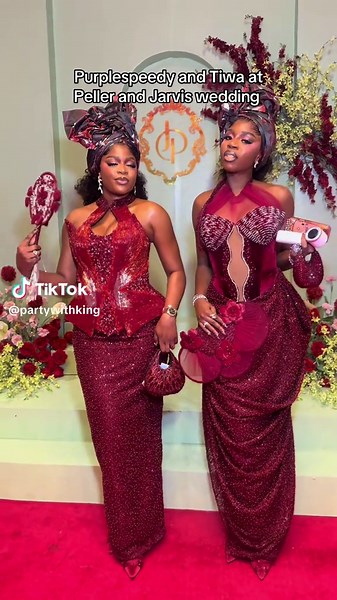 Purple Speedy and Tiwa at Peller and Jarvis Wedding