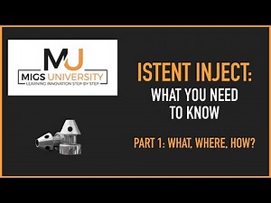 Glaucoma Surgery Made Easy with MIGS University 2019: iStent Inject Video Part 1- What, Where & How?