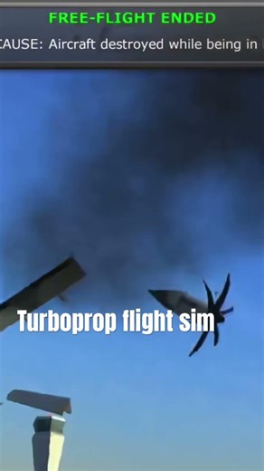 American airlines 191 TFS and Animation#aviation #turbopropflightsimulator #planecrash