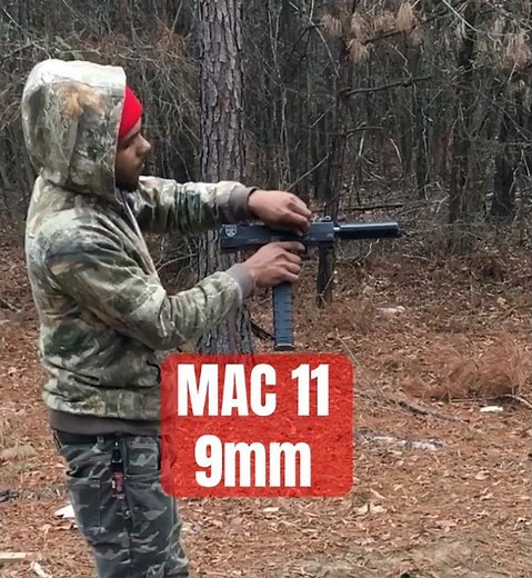 SHOOTING THE MASTERPIECE ARMS (MAC 11 ) 9mm #share #shorts #gun