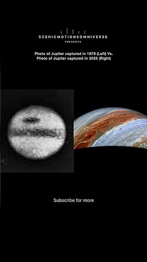 Jupiter 1879 vs 2025 🌌 Unbelievable Transformation!