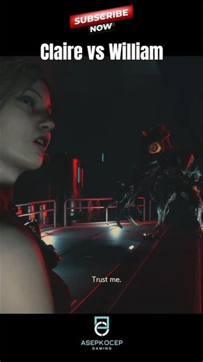 claire vs william #gaming #residentevil #shorts #asepkocep