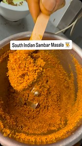 Hotel style sambar masala recipe finally revealed! Authentic South Indian sambar powder with perfect spice blend—coriander seeds, red chilli, dal, hing, turmeric aur thodi si saunf ka exact ratio. Is homemade sambar masala se idli sambar, dosa sambar aur vada sambar ka taste hotel-level ho jayega. Save this best sambar masala recipe for next-level flavour! . . . . . • sambar masala recipe • hotel style sambar masala • south indian sambar masala • homemade sambar powder • best sambar recipe • idl