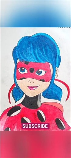 Lady Bug Drawing #LadyBugDrawing #Shorts #AnimationDrawing #CartoonDrawing #EasyDrawing