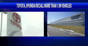 Toyota and Hyundai recall over 1 million vehicles for safety issues