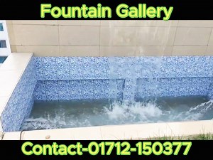 Blade Fountain With Mini Swimming Pool | Fountain Gallery