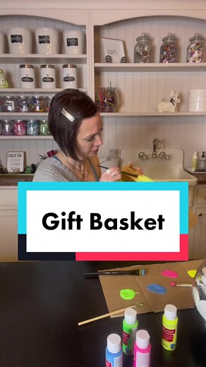 Spring basket idea 🌷 #goodwillfinds #garagesalefinds #masonjars #easterbasketideas #giftbasket