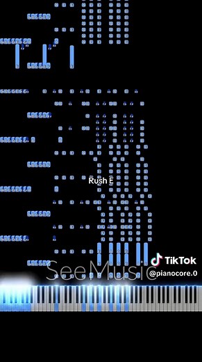 Rush E Piano Tutorial for Beginners