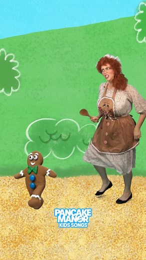 The Gingerbread Man is running as fast as he can! But will he ultimately survive all of the hungry characters he encounters along the way? You’ll have to watch the full video on our YT channel to find out! #pancakemanor #kidsmusic #kidssongs #preschool #kindergarten #preschoolteacher #preschoolsongs #gingerbreadman | Pancake Manor | Facebook