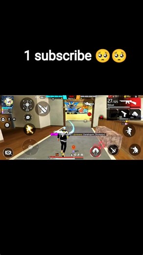 free fire 😎 class squad 1 vs 4 situation 😯 pro gameplay