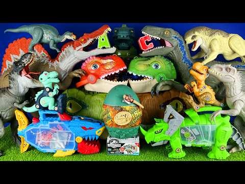 Jurassic World Unboxing Review Asmr Dinosaur T-rex Spinosaurus Velociraptor Blue Indominus Rex Giga