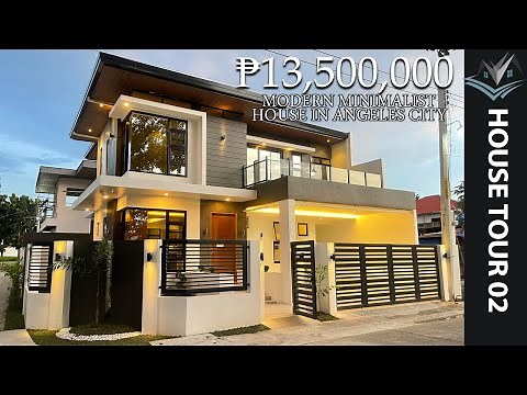 HOUSE TOUR 02 | Modern Minimalist Design House in Angeles City, Pampanga