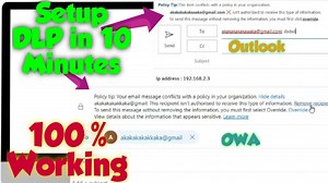 How to Setup Data Loss Prevention Policy in Office 365 in 10 m...