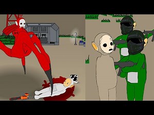 Po kills Guardian and Newborn army kill Soldiers Slendytubbies Bad Ending