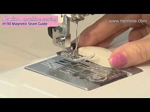 How to use a Magnetic Seam Guide on your sewing machine