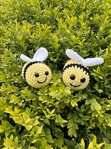 Handmade Crochet Bumble Bee, Polyester Stuffed Plush Toy/ Spring Gift - Etsy Canada