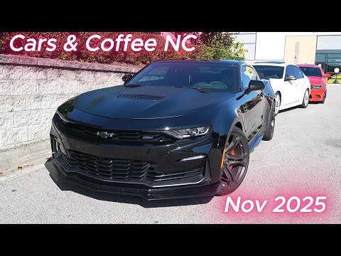 Cars and Coffee Car Show NC November 2025 | Walk-Around and Pulls