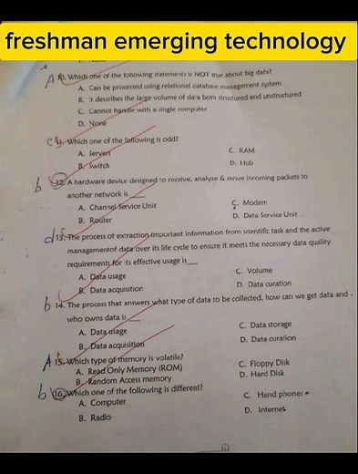 freshman emerging technology mid exam #exam #universityexam #freshman #ethiopia #emergingtechnology
