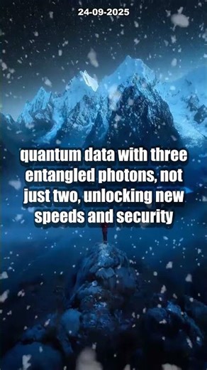 INSANE Quantum Leap: 3-Photon Entanglement Explained! [First EVER Real Test] #shorts