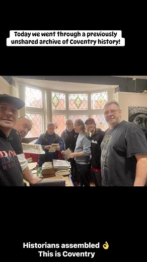 14K views · 217 reactions | We have a quite important archive of Coventry history dating back to 1700… for the first time today Coventry Historians come together to view it all… The Stag and Hen Coventry #ThisisCoventry Joe Rukin Paul Curtis Peter Garbett Rob Orland Steve Orland Peter R Wilford Macel Bojo Andy McGeechan Malvern Carvell #ThisIsCoventry | Scott Duffin | Facebook
