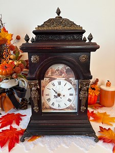 Vintage Victorian Style Working Clock, Antique Brass Mantel Clock, Empire Style Table Clock, Ipswich Grandfather Clock - Etsy