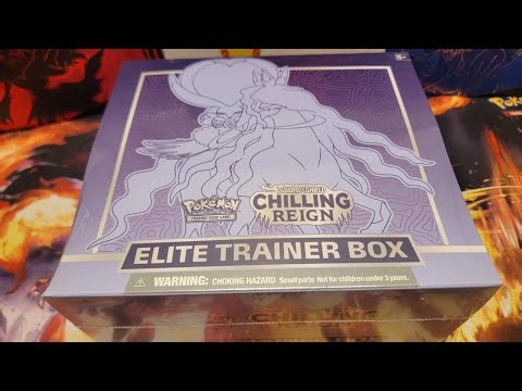Pokemon Opening Chilling Reign ETB