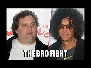 Howard Stern vs Artie Lange - The Actual Fight - Howard Stern Show - BRO FIGHT!!!