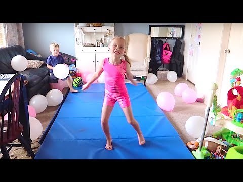 Nikoi's GYMNASTICS Birthday Party!