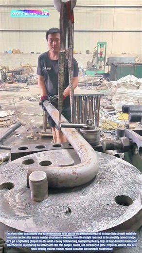Forging Giants: How Heavy-Duty Machinery Bends Massive Steel Rods into U-Bolt Anchors