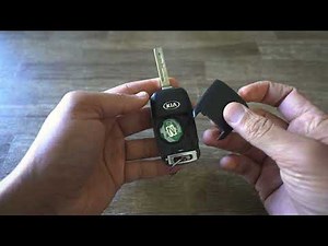How to replace the battery in Kia vehicle keys