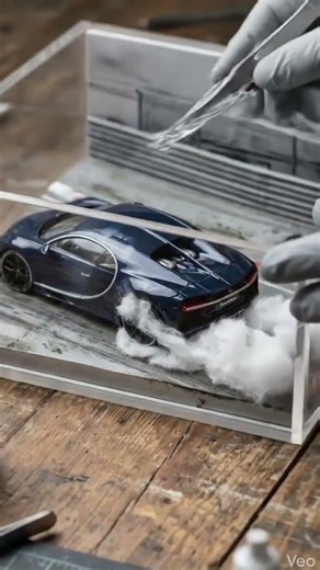 Bugatti Drift in Resin 😱🔥 #shortfeed