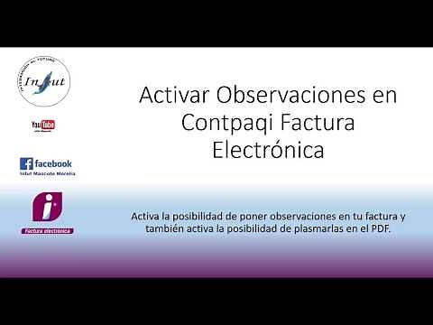 Activar observaciones por concepto en Contpaqi Factura Electrónica