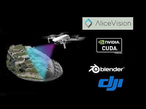 Open Source Drone Photogrammetry using Meshroom