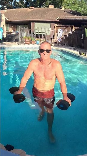 Golfer with a pool? Check this out! #golfersworkout #aquafitness #helpsgolfswing #golfswing #golfers